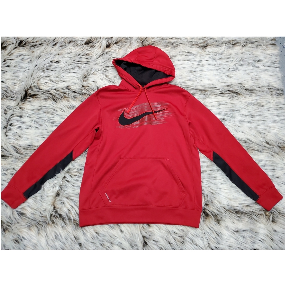 Therma fit nike red hoodie size M - Picture 2 of 7